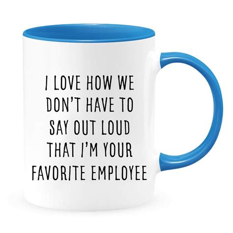 Favorite Employee Mug Premium Quality Funny Coffee Mug For Etsy Uk