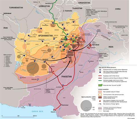 Afghanistan is a particular case. Map Afghanistan Conflict - Maps of the World