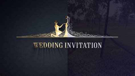 free after effects templates wedding invitation