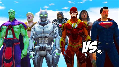 Superman Vs Justice League Batman The Flash Wonder Woman Aquaman