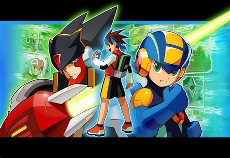 Mega Man Battle Network 5 Team Protoman Official Promotional Image