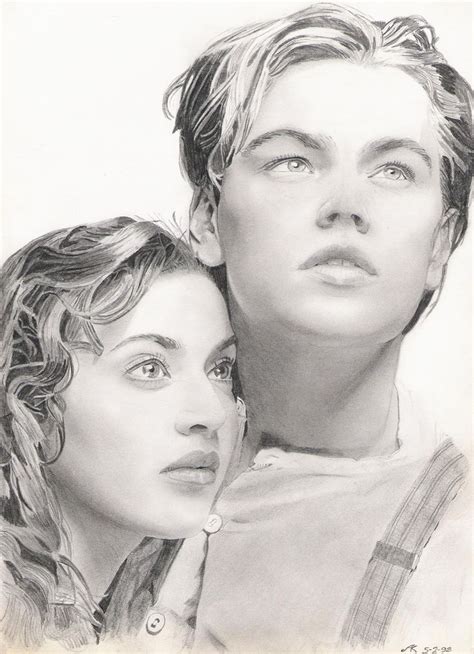 I hope you like it. Pencil drawing. Jack and Rose. | titanic | Pinterest ...