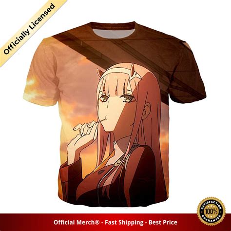 Darling In The Franxx Shirt Zero Two And Streliza White Darling In