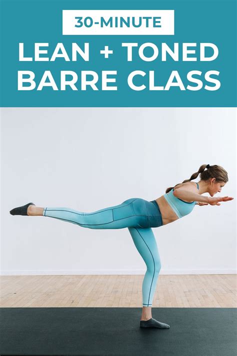 30 Minute Barre Workout At Home Video Nourish Move Love