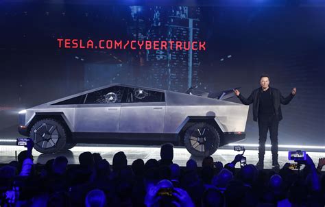 Stainless Steel Broken Glass And Busted Buzz Tesla Makes A Pickup