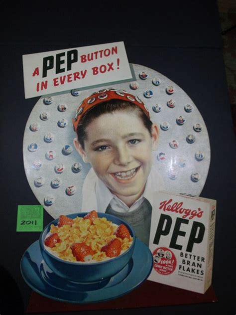 1940s Kelloggspep Cereal Pep Pins Promotional Store Standee Etsy