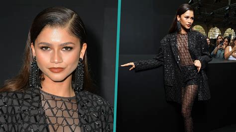 Watch Access Hollywood Highlight Zendaya Stuns In Sheer Catsuit While
