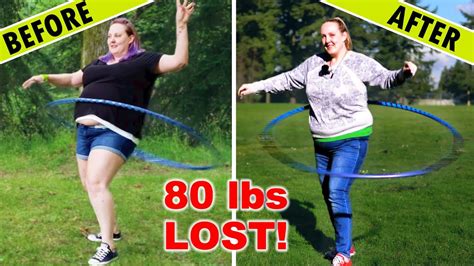 Abbeys Hula Hoop Progress And Weight Loss Journey Transformation Before