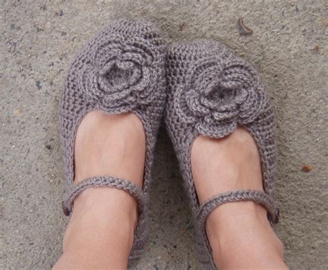 Adult Slippers Crochet Pattern Pdfeasy Great For Beginners Etsy