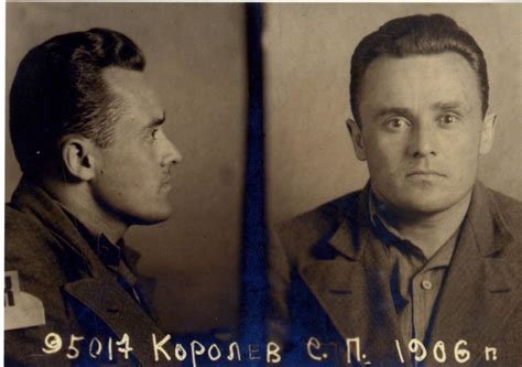 The Mugshot Of Sergei Korolev Soviet Ukrainian Rocket Engineer The