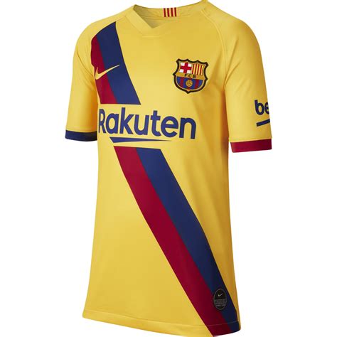 Nike Barcelona Away Junior Short Sleeve Jersey 20192020 Sport From