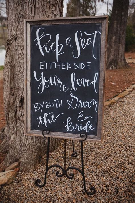 20 Cute And Clever Wedding Signs That Add A Little