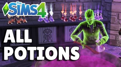 Splash Potions How To Access Potions In Sims 4