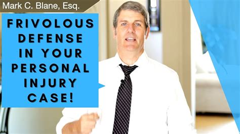 How Frivolous Defenses Are Used In Your Personal Injury Case By Insurance Companies Youtube