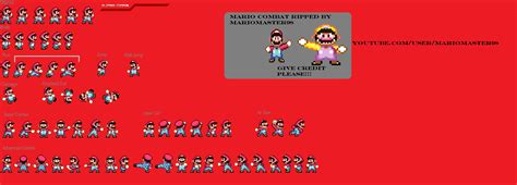 Mario Combat Sprites By Mariomaster98 On Deviantart