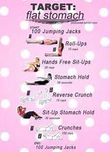 Flat Stomach Exercises Pictures