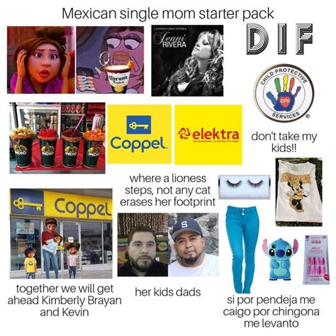 Mexican Single Mom Starter Pack Rstarterpacks Starter Packs