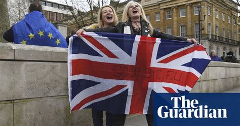 Flag Wavers To Silent Protests Brexit Day In Pictures Politics The Guardian