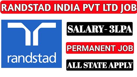 Randstad India Pvt Ltd Recruitment 2021 Randstad India Pvt Ltd