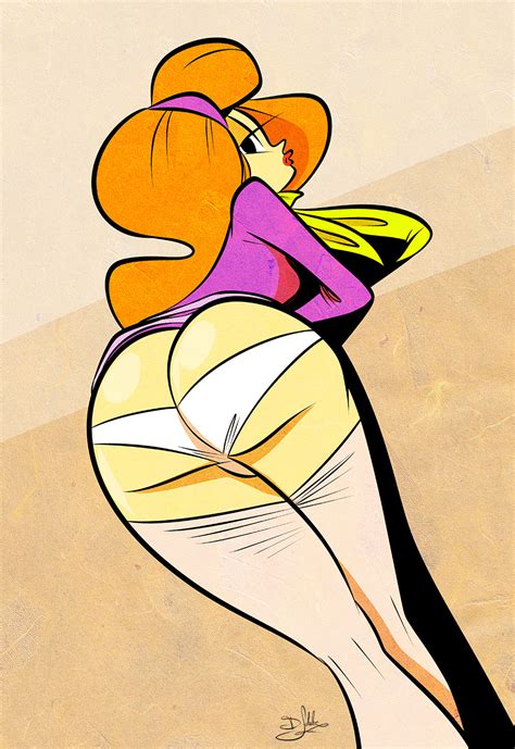 Rule 34 Ass Daphne Blake Female Hanna Barbera Looking Back Orange Hair Panties Scooby Doo Solo
