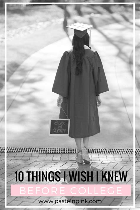 10 Things I Wish I Knew Before College