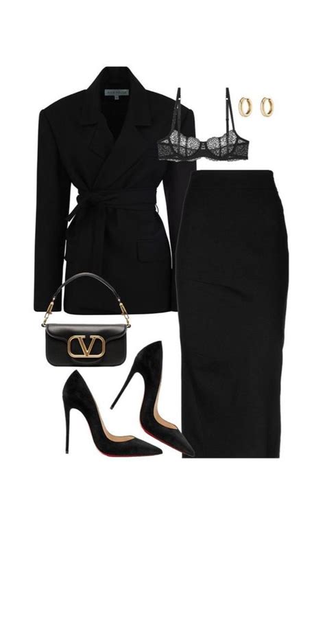 pin by Діана on Стиль fashion outfits chic black outfits black outfit