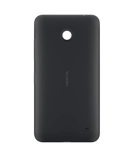 Nokia Original Back Panel For Nokia Lumia 630 Black Plain Back