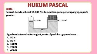 Soal Soal Tentang Hukum Pascal Kelas 8 - Soal Ilmu