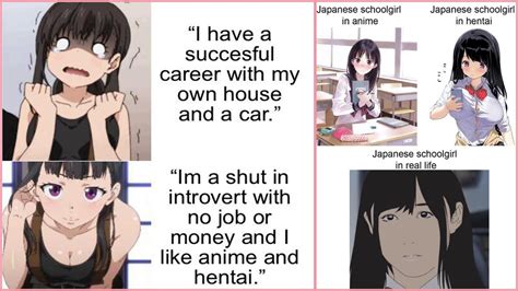 Télécharger Japanese Girls In Anime Vs Japanese Girls In Real Life Meme
