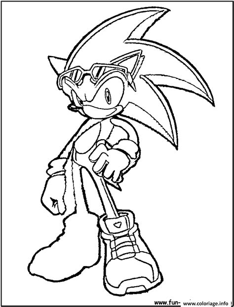 Coloriage Sonic 36 Dessin Sonic à Imprimer