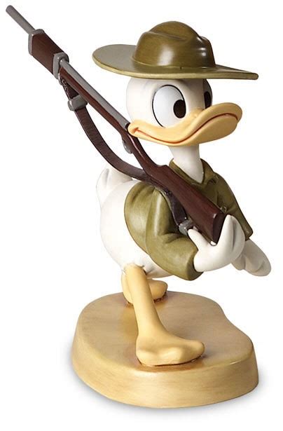 Wdcc Donald Duck Basic Training Donald Gets Drafted 4004674 From The