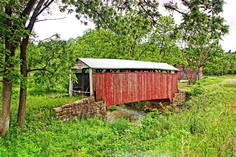 Red Covered Bridge Perry County Pa Photra99 Flickr