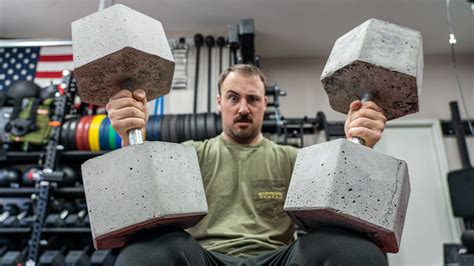 You can do just about every movement imaginable with it, and though i normally just wrap my woss suspension rig around. DIY Concrete Dumbbells Guide | Garage Gym Reviews