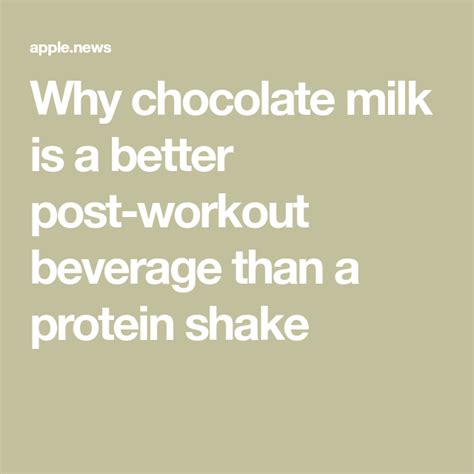 Chocolate Milk Vs Protein Shake Which Is The Best Post Workout Beverage