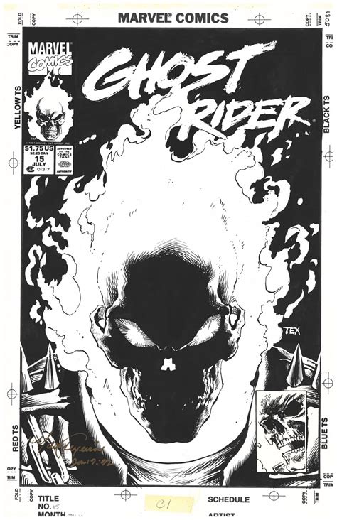 Ghost Rider 15 Cover By Mark Texeira Glow In The Dark Cover Comic