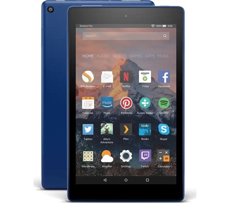 Amazon Fire Hd 8 Tablet With Alexa 2017 32 Gb Marine Blue Fast