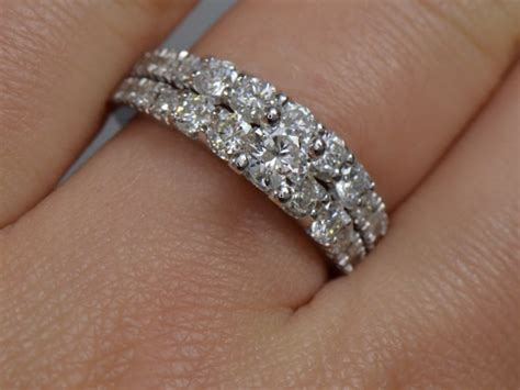 Diamond Engagement Ring And Wedding Band Set K White Gold Etsy