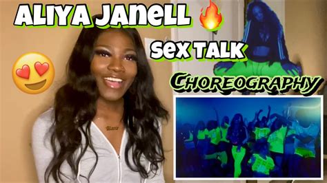 aliya janell sex talk choreography reaction video 😍 youtube