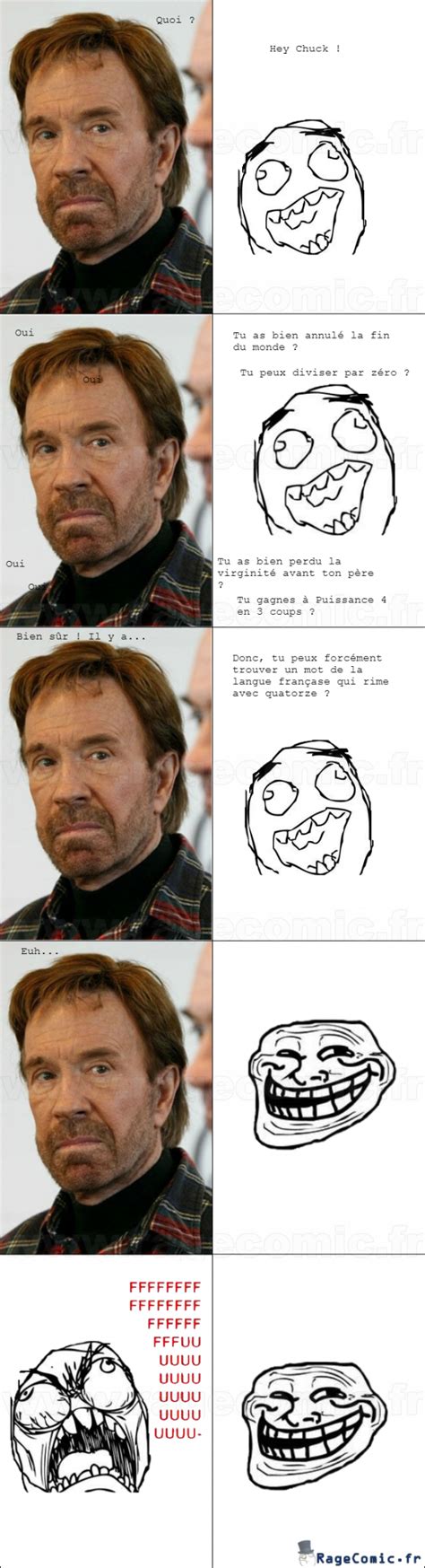 Chuck Norris Troll Rage Guy Fffffuuuuuuuu Rage Comics Francais