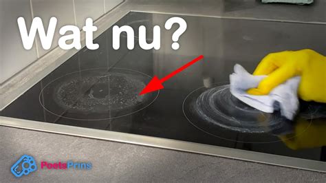 Inductie kookplaat keramische kookplaat schoonmaken -