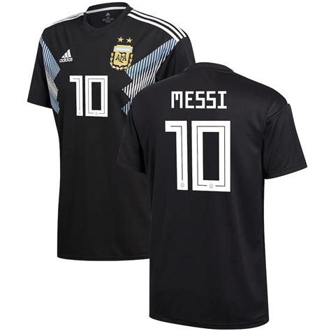 Messi Argentina Black Jersey Ubicaciondepersonascdmxgobmx