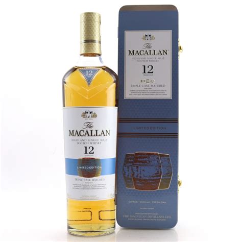 Виски macallan, triple cask matured 12 years old, gift box 0.7 л. Macallan 12 Year Old Triple Cask Limited Edition | Whisky ...