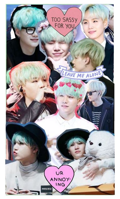 Suga Collage By Bvngtangboys Liked On Polyvore Bts Suga Fotos