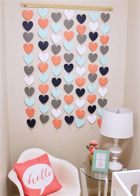 Diy Heart Wall Hanging This Sweet Happy Life