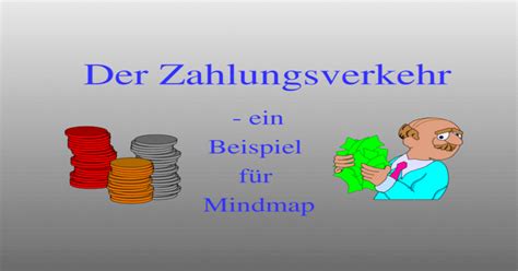 Vorkasse per banküberweisung zahlen sie einfach und bequem per vorkasse! Der Zahlungsverkehr - ein Beispiel für Mindmap ...