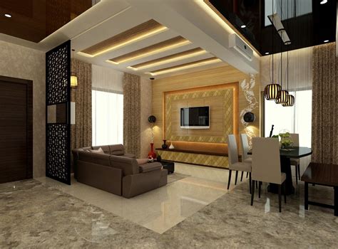 Living Room Luxury Interior Living With Dinning Area For More