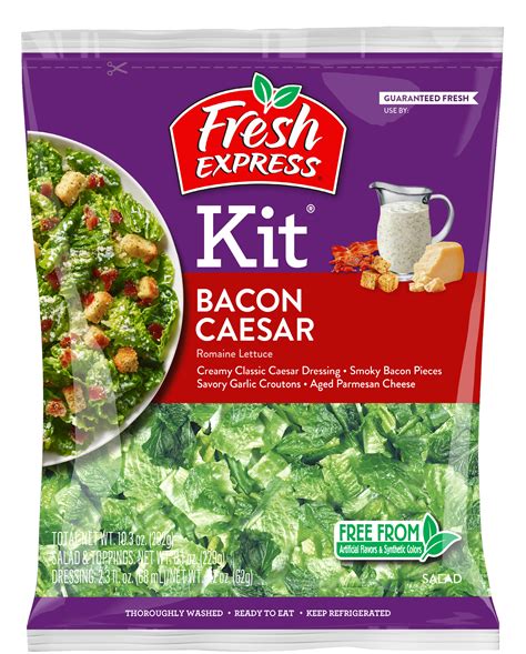 Bacon Caesar Salad Kit Fresh Express