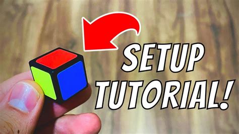 How I Setup My 1x1 Rubiks Cube Tutorial Youtube