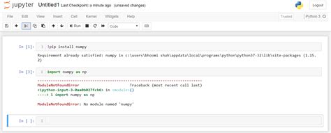 Solved Jupyter Notebook Modulenotfounderror To Answer