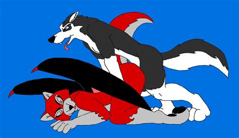 Rule 34 Anthro Balto Film Canine Duo Female From Behind Furry Male